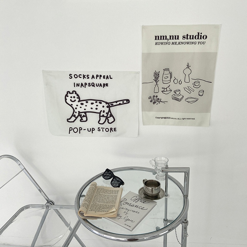 Thảm nhỏ treo tường phong cách Bắc Âu đơn giản