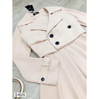 Váy cổ vest xinh đẹp