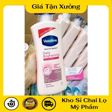 Kem Dưỡng Da ❤ TRÙM SỈ ❤ Sữa Dưỡng Thể Vaseline 725ml, nguyên liệu, công thức làm kem trộn trắng da body