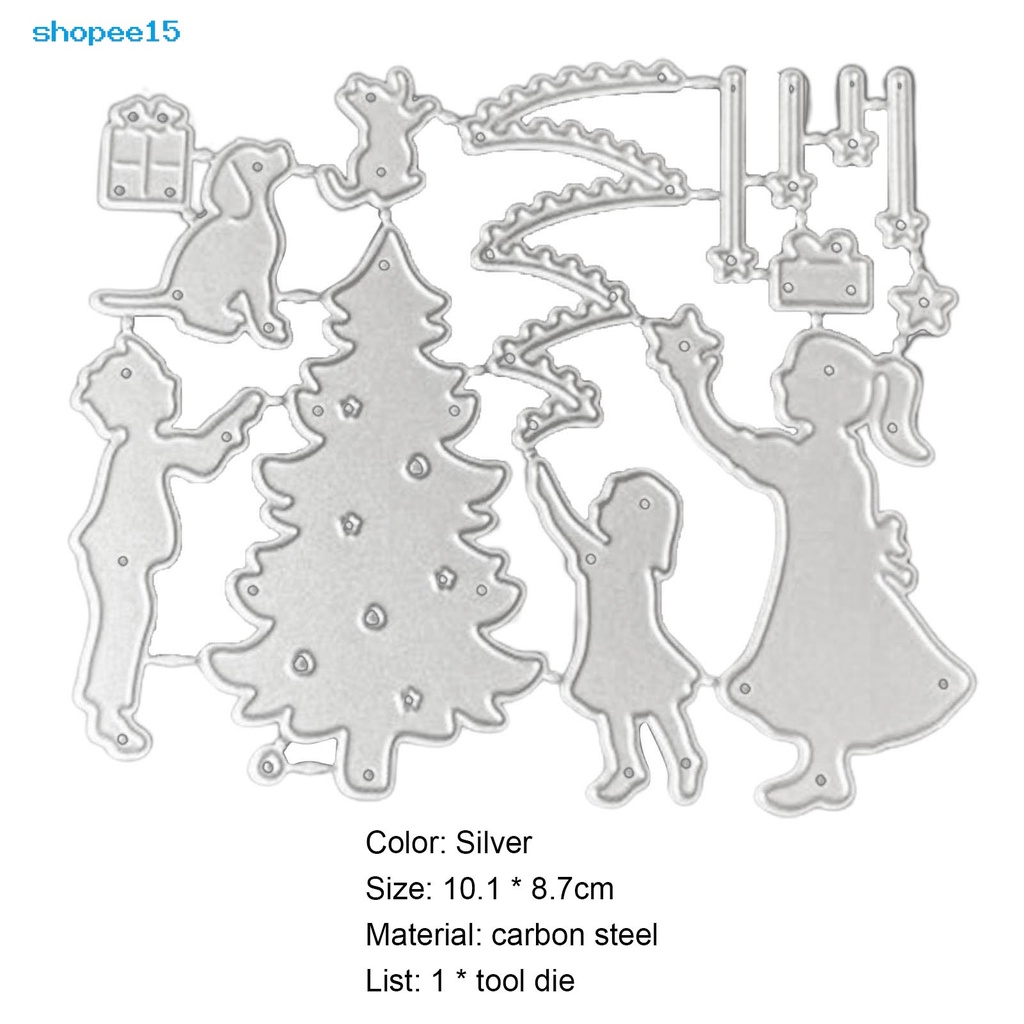 Khuôn cắt giấy chất liệu kim loại tạo khung viền trang trí sổ tay