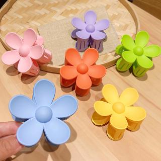 Kẹp tóc nhựa hình bông hoa cỡ lớn nhiều màu lựa chọn dễ thương