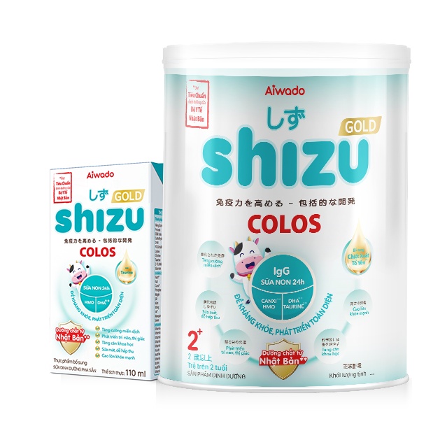 Sữa bột Aiwado SHIZU COLOS GOLD 810g 1+ - ĐỀ KHÁNG KHOẺ, PHÁT TRIỂN TOÀN DIỆN