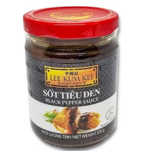 Sốt tiêu đen ngon LKK 230g - Sốt tiêu đen làm món bò sốt tiêu chuẩn vị loại 230g