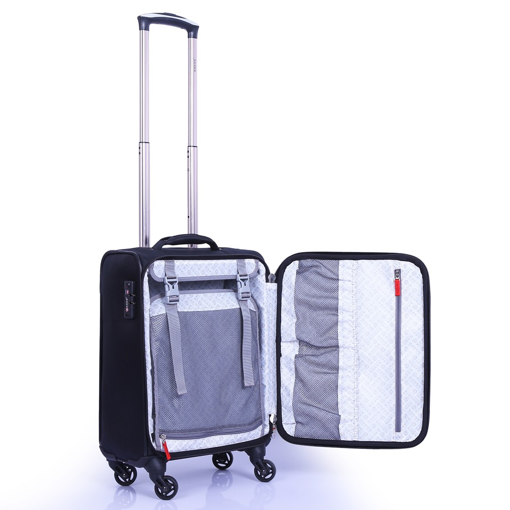 Vali Kéo Vải Du Lịch SAKOS CHAMPION 4.5 - Size XS (20inch)/ Xách Tay (Cabin) - Khóa TSA - Chống Thấm, Trượt Nước