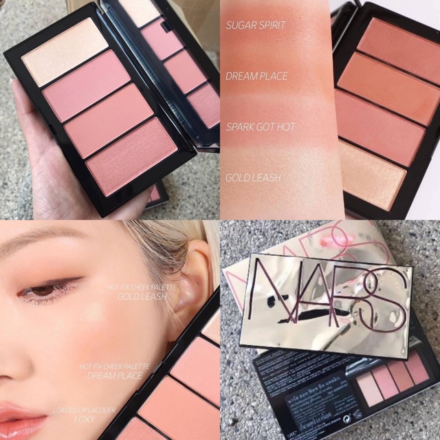 Nars - Bảng Má Hồng 4 Ô Nars Hot Fix Cheek Palette 5.5g x 4