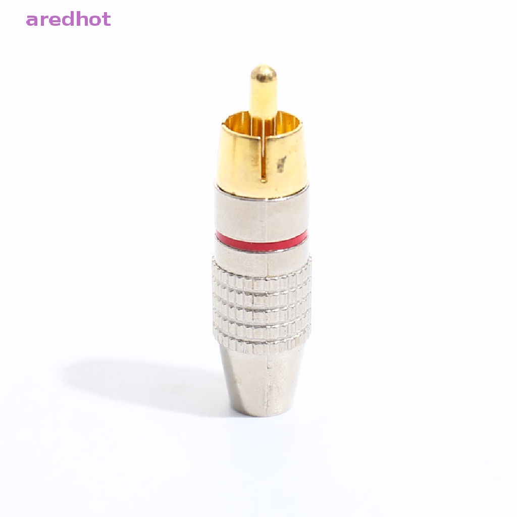 Set 10 Phích Cắm RCA Mạ Vàng Mới