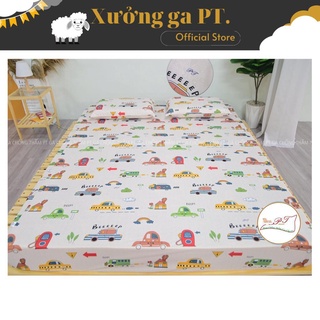 Ga chống thấm cotton cao cấp chính hãng PT, ga trải giường chống thấm không nóng, bí lưng không sột soạt