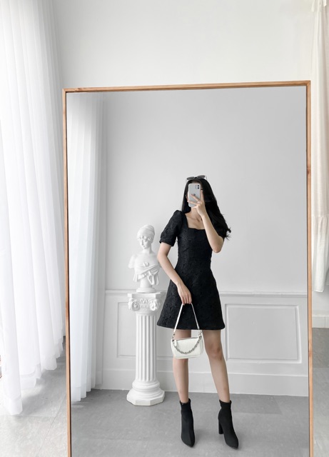 Đầm tay phồng La vie en Rose | BigBuy360 - bigbuy360.vn