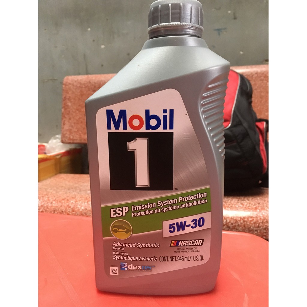 Thùng 6 chai Nhớt Mobil 1 ESP 5W30 Nhập khẩu Mỹ 946ml