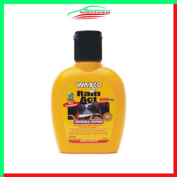 Dung dịch chống bám nước mưa xe WAXCO Malaysia dung tích 125ml