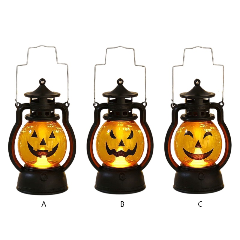 Li Lồng Đèn Dầu Ngựa Bí Ngô Ma Bí Ngô Halloween Di Động P