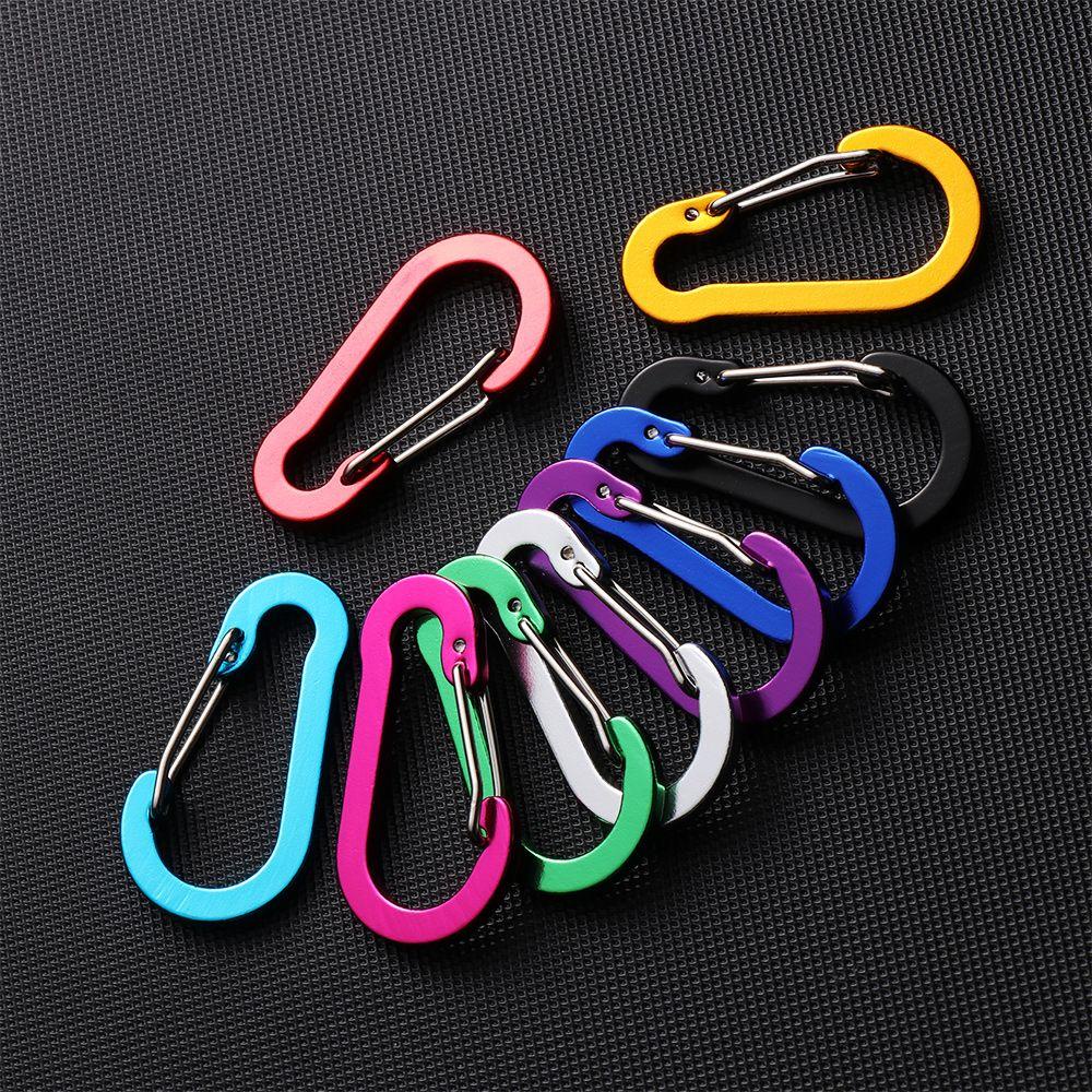Set 5 Móc Lò Xo Bằng Hợp Kim Nhôm Đa Năng Tiện Dụng Khi Đi Cắm Trại