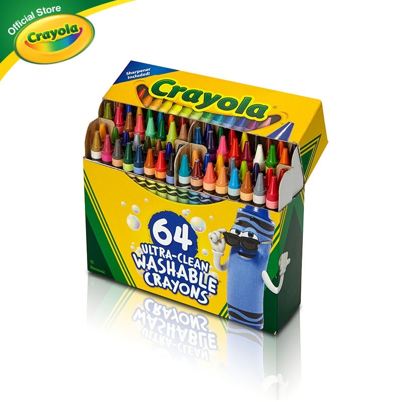 Combo Bộ 100 bút lông Crayola Supertips &amp; Bộ 64 bút sáp màu &amp; Bộ 36 bút chì màu