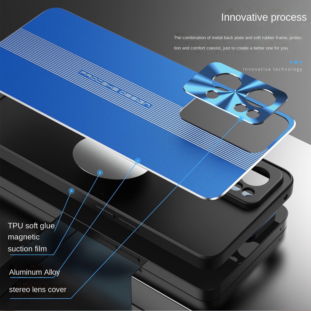 Ốp Điện Thoại Hợp Kim Nhôm Chống Sốc Cho OPPO Reno 7 Pro