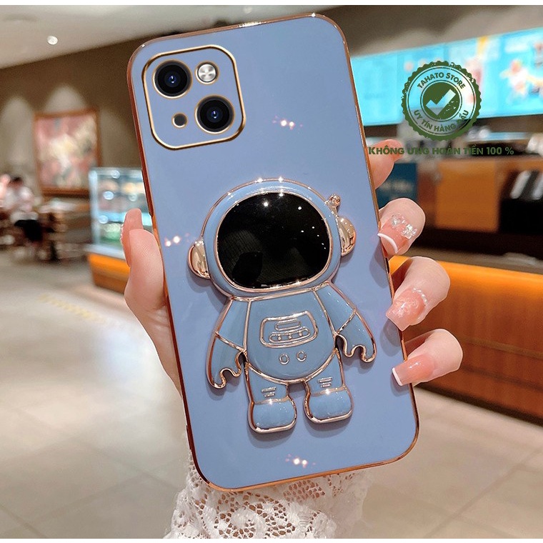 Ốp lưng iphone - Có giá đỡ điện thoại Hình Phi Hành Gia cho Iphone 7/8/x/xsmax/11/12/13/Pro/Promax
