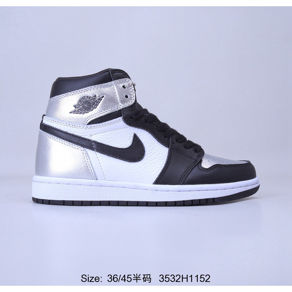 Giày Outlet Sneaker _NIKE Air Jordan High OG“Metallic Silver”AJ1 MSP:  PHONG CÁCH ORDER + FREESHIP ➡️ gaubeostore.shop