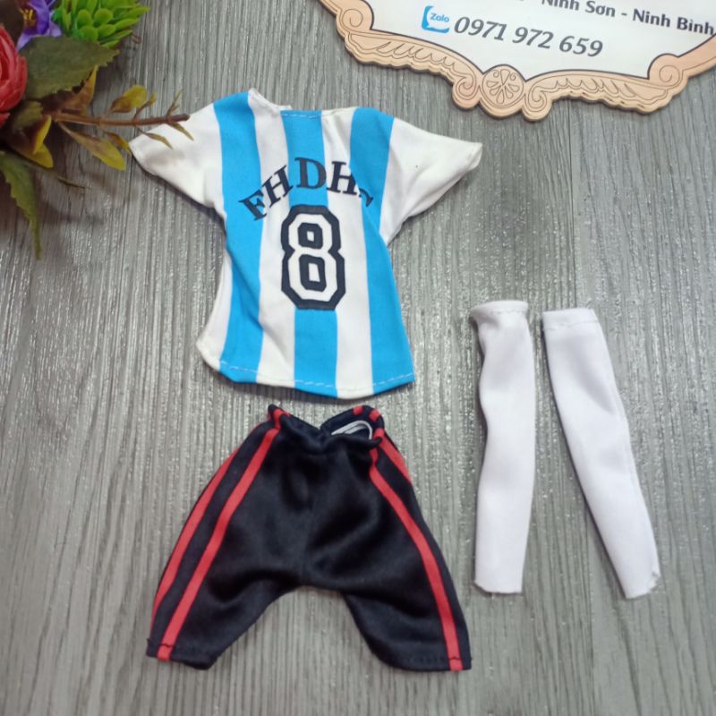 Các Bộ Đồ Thể Thao Bóng Đá Nam, Nữ Cho Búp Bê Ken, Búp Bê Barbie 30cm Loại Đẹp
