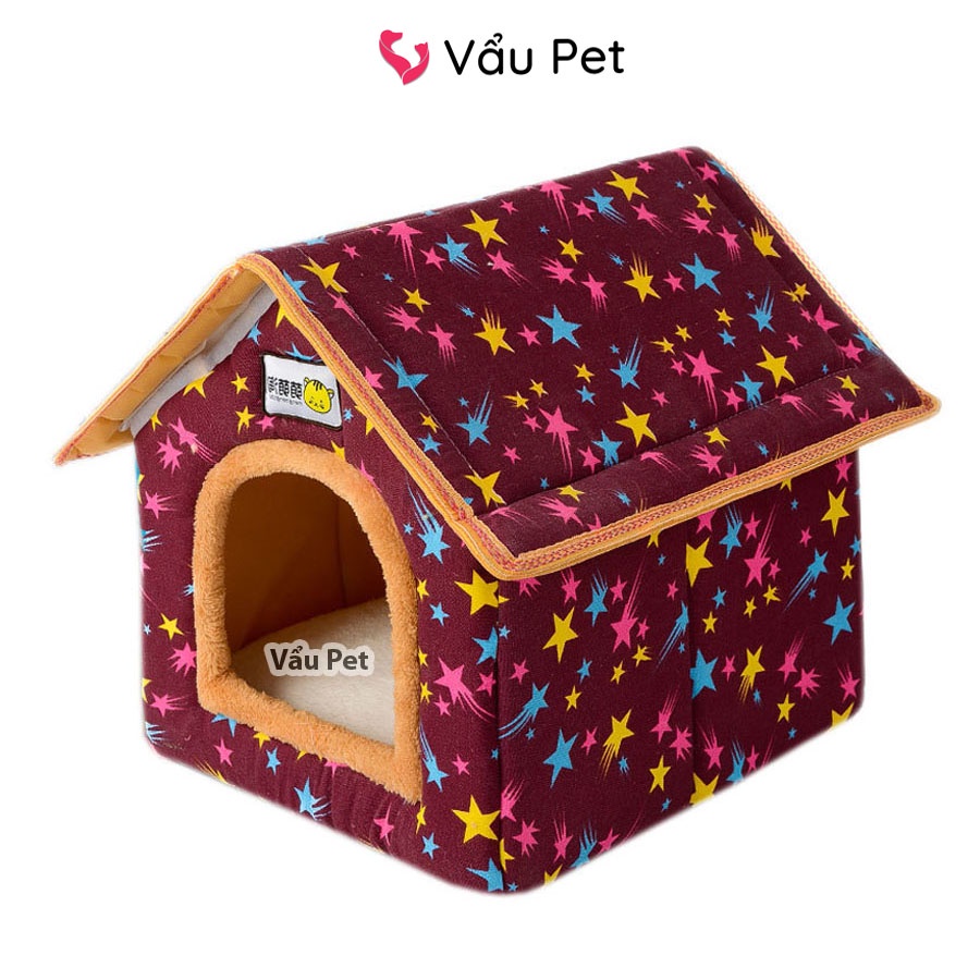 Nhà đệm cho chó mèo có thể gấp gọn - Nệm cho chó mèo Vẩu Pet Shop