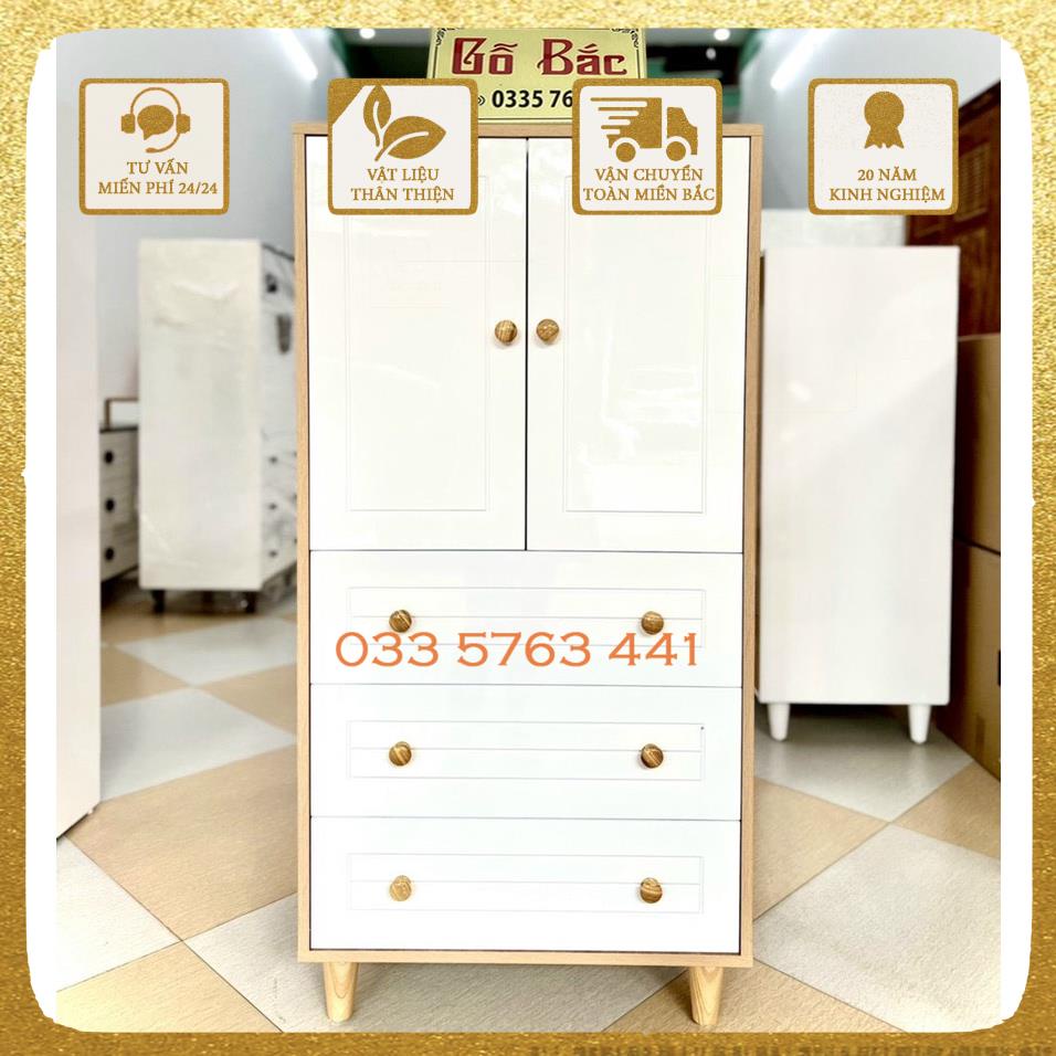 Tủ trẻ em gỗ MDF phủ melamine kích thước 120x60cm ảnh thật kèm video