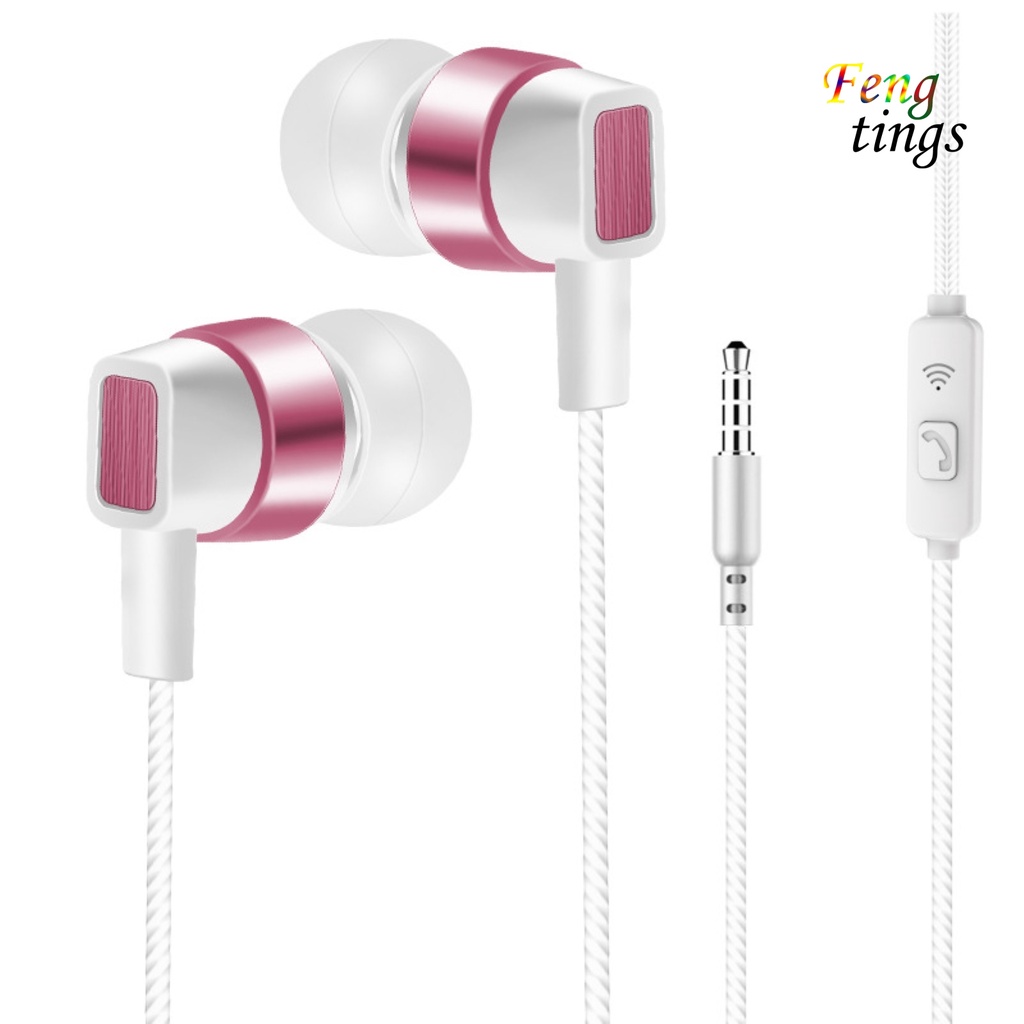 Tai Nghe Nhét Tai Siêu Trầm Đầu Cắm 3.5mm Có Micro Tiện Dụng