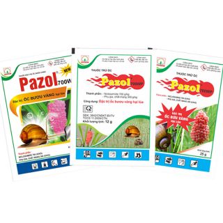 Gói ĐẶC TRỊ ỐC BƯƠU VÀNG Pazol 700WP 12g -18g