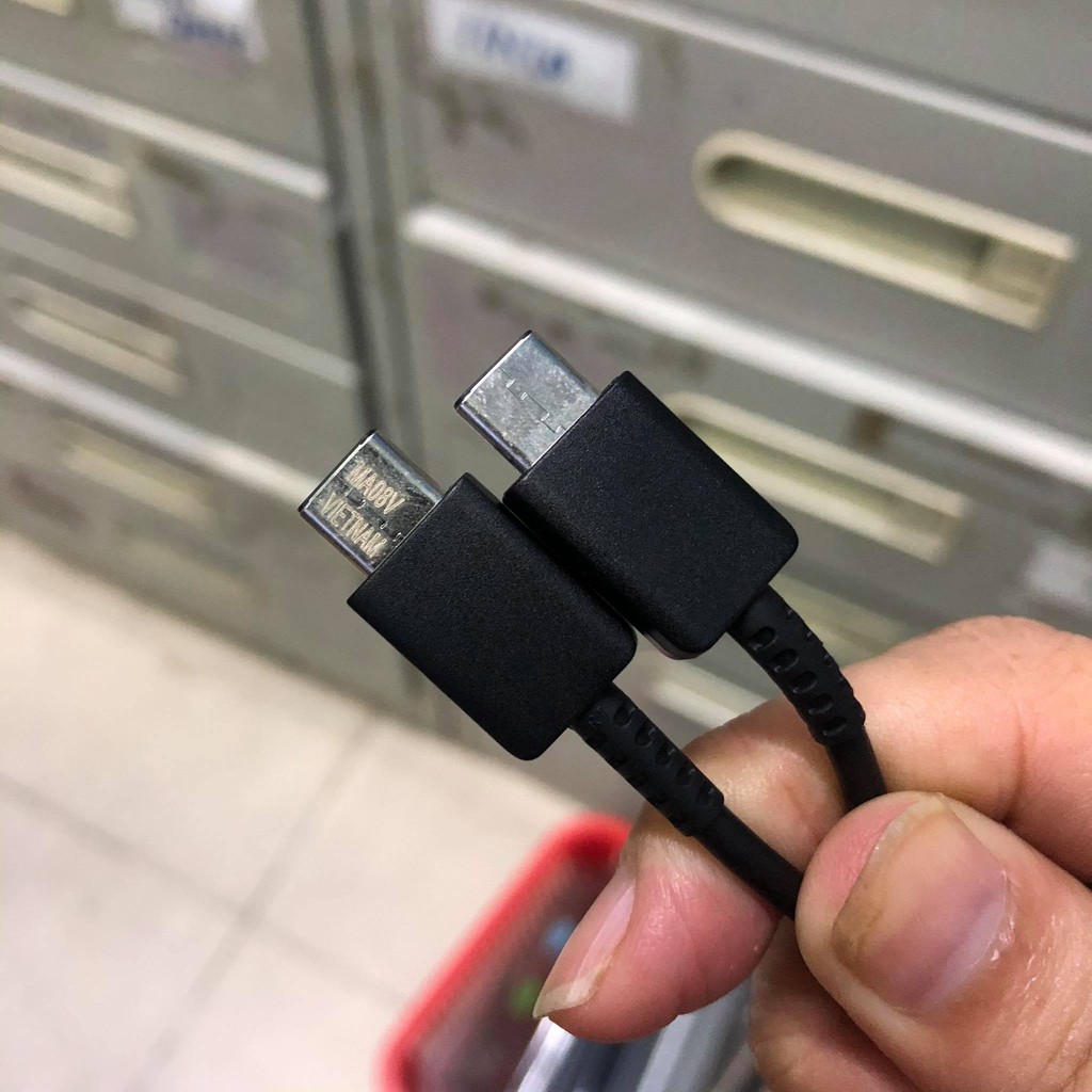 Cóc Cáp Sạc Nhanh Samsung Galaxy Fold Sạc Nhanh 25W Chính Hãng Type C Hai Đầu