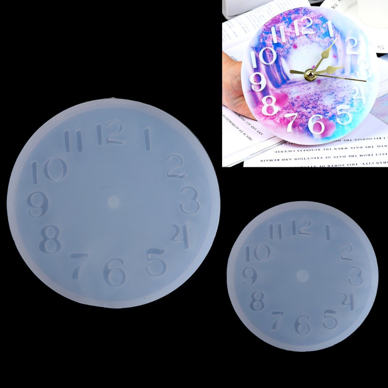 Khuôn silicon hình đồng hồ làm bánh/đồ trang sức tiện dụng