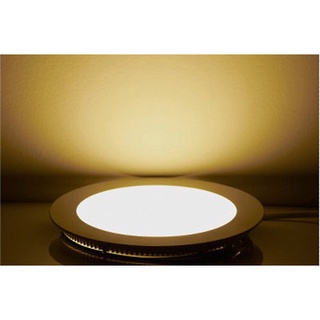 Đèn led âm trần panel siêu mỏng 4w tròn vàng