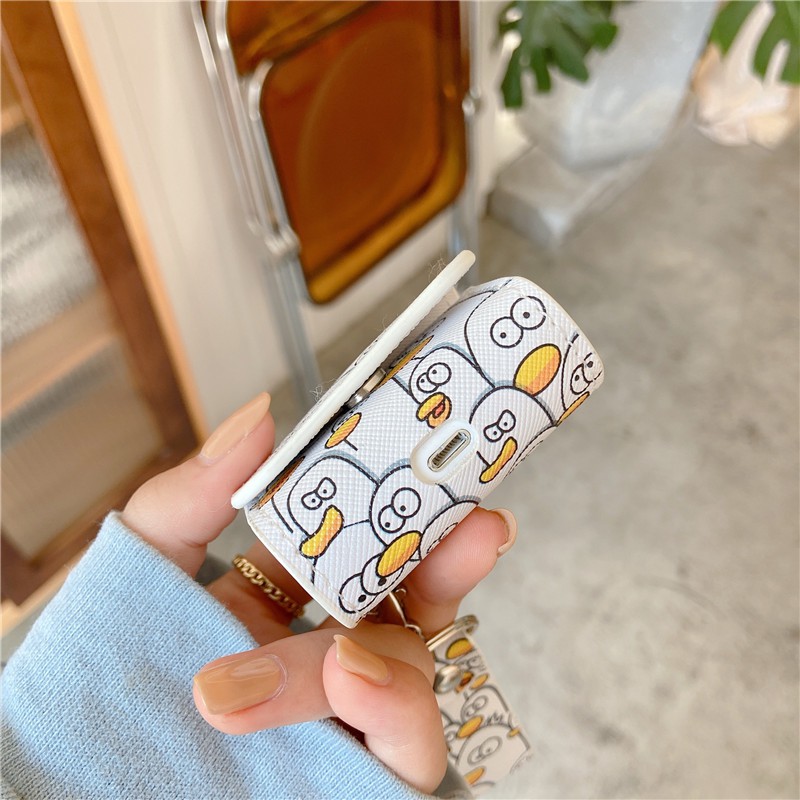 Vỏ bảo vệ hộp tai nghe không dây bằng TPU mềm hình hải âu có dây đeo cho iPhone AirPods Pro Airpods 1/2 | BigBuy360 - bigbuy360.vn