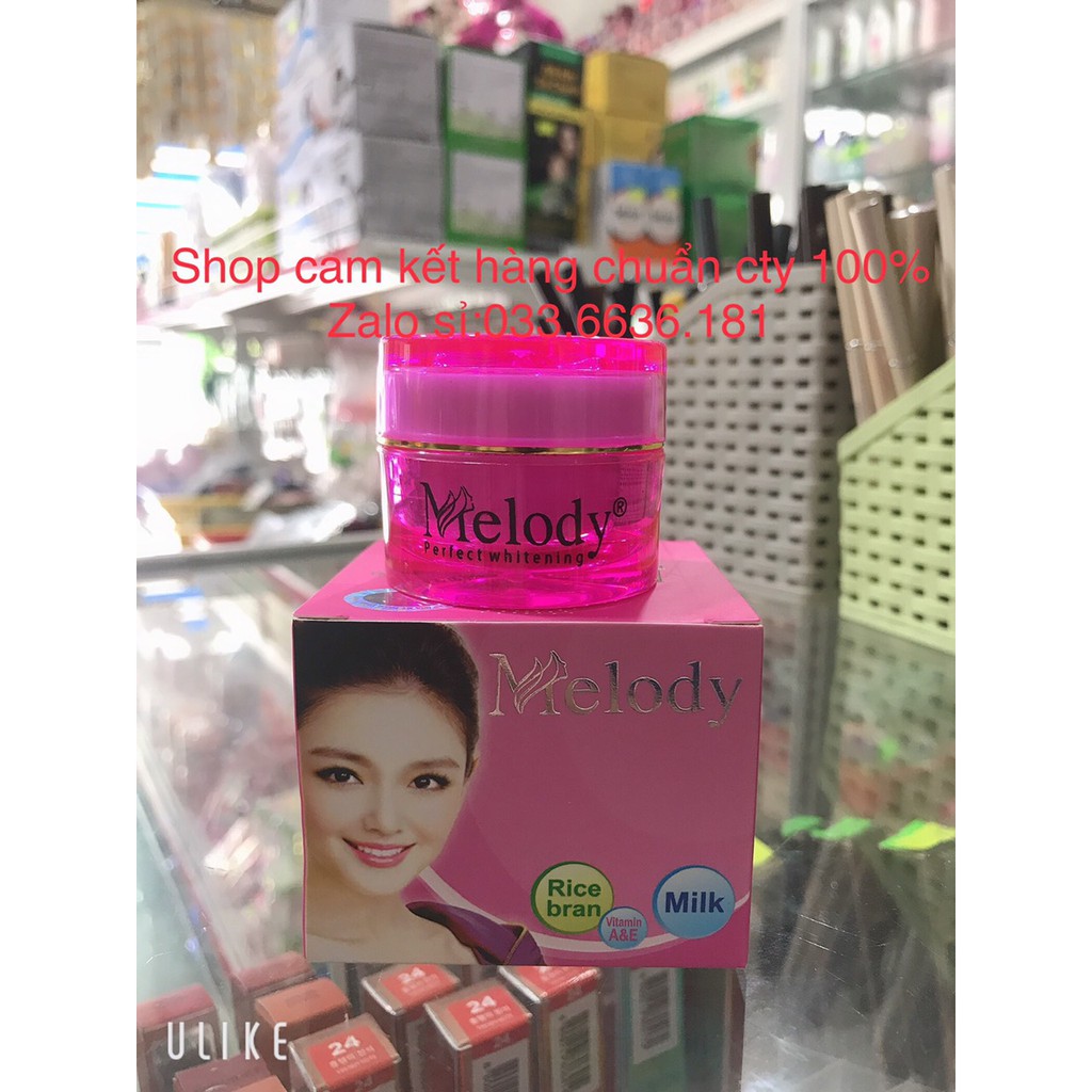 Kem MELODY dưỡng trắng da-chống nắng-bảo vệ da 8g