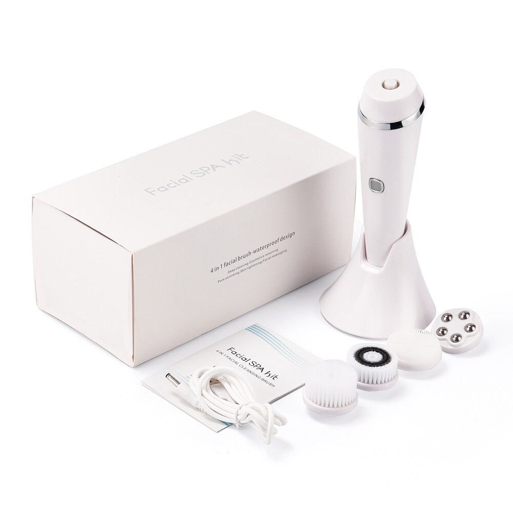 Cọ rửa mặt FOREVERLILY 4 trong 1 làm sạch sâu hỗ trợ giảm mụn trứng cá và mụn đầu đen