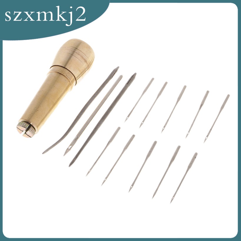 Set 14 Cây Kim May Tay Cầm Bằng Đồng Dễ Thương szxmkj2
