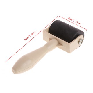 Avejjbaey✨ Love * 3.5cm Màn hình in con lăn cao su cứng hạng nặng Khung nhựa Dụng cụ thủ công