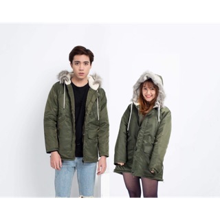 Áo parka trần bông