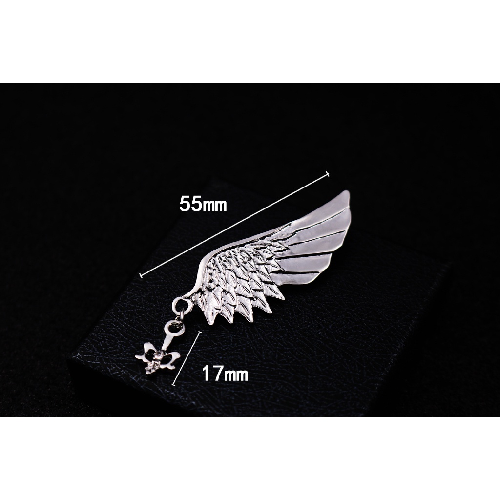 Ghim cài áo EFAN thiết kế cánh thiên thần phong cách Hàn Quốc thời trang dành cho nam