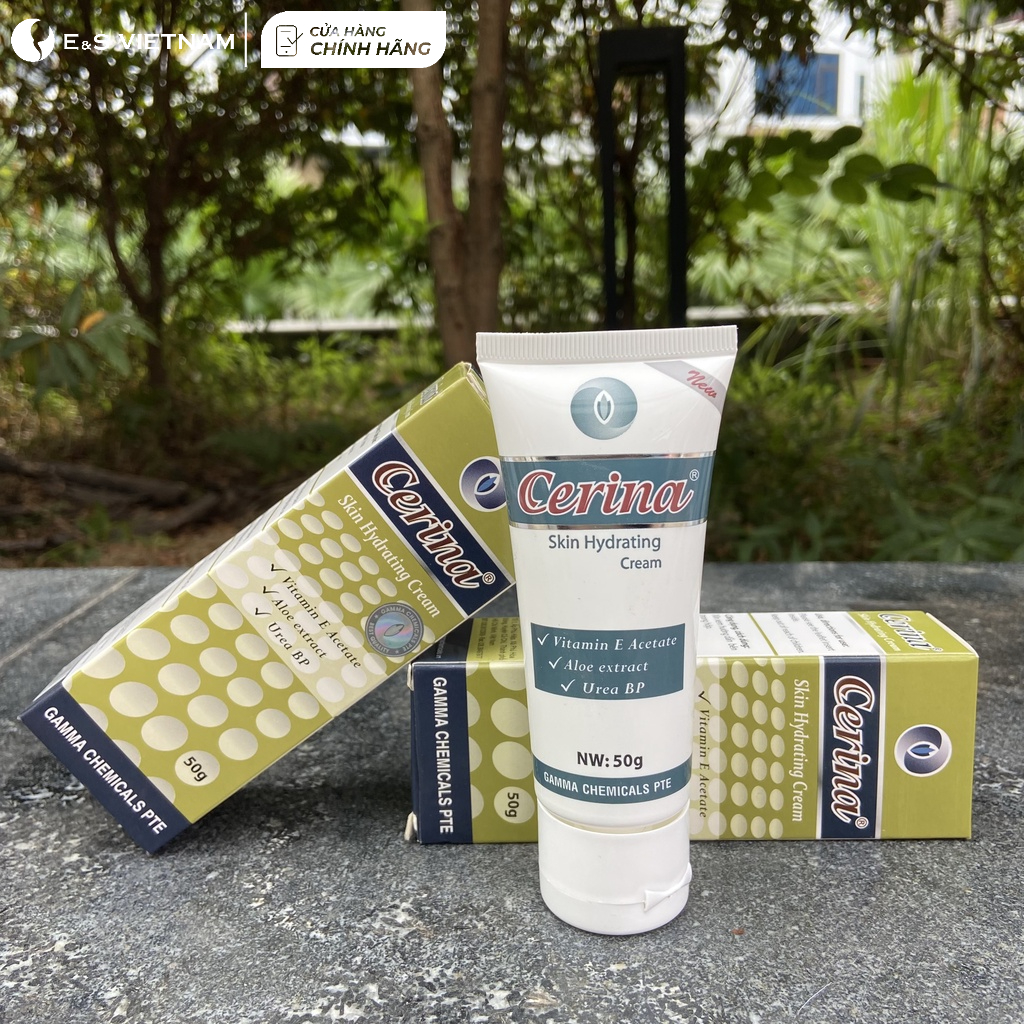 Kem Dưỡng Ẩm Toàn Thân cho Mẹ Bầu và Mẹ Sau Sinh Cerina skin Hydrating cream 50g Cải Thiện Nứt Đầu Ti