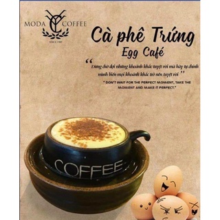 combo 10 bộ cốc cafe trứng gốm sứ Bát Tràng