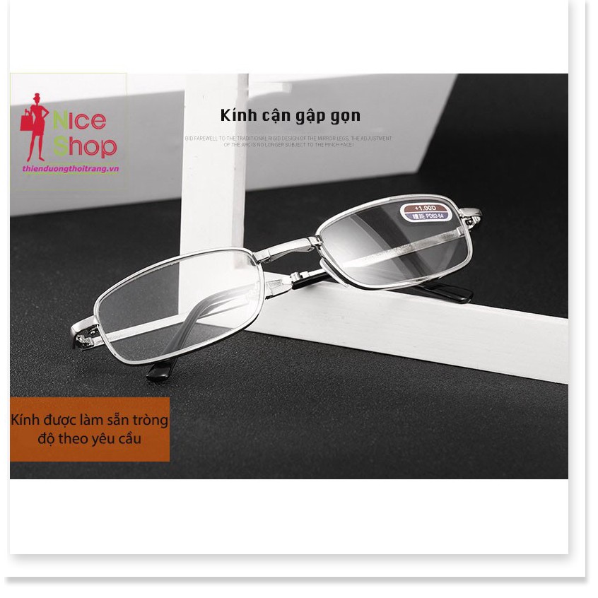 Kính cận có độ kiểu dáng gắp gọn tiện lợi tròng kính có độ sẵn | BigBuy360 - bigbuy360.vn
