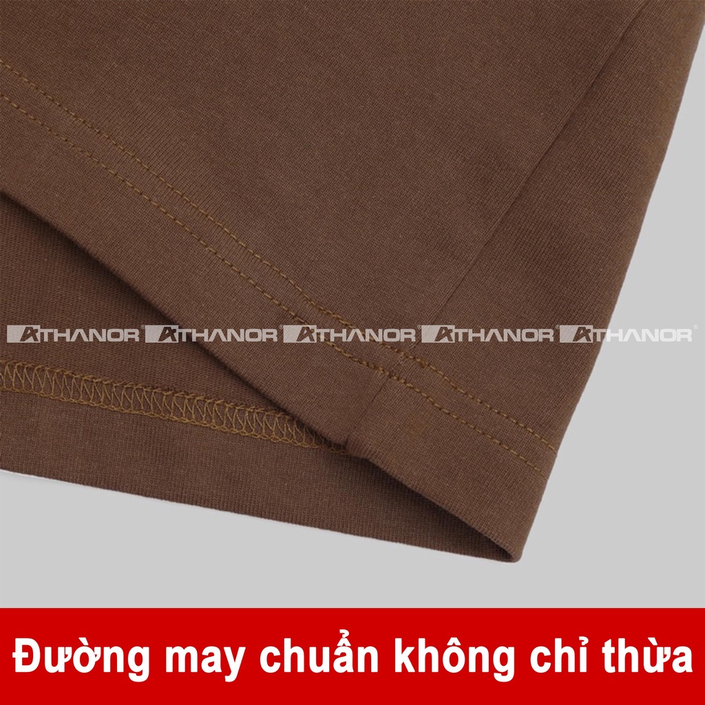 Áo phông cotton nam ATHANOR form rộng tay lỡ unisex mẫu A-Gothich