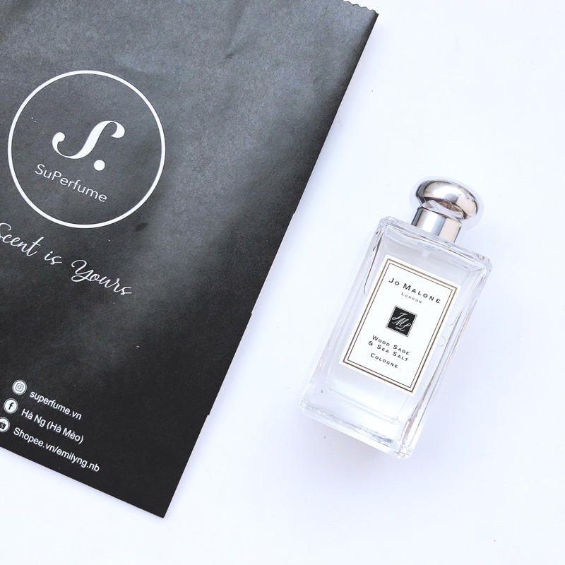 Nước hoa unisex mát mẻ mùa hè Jomalone Wood Sage & Sea Salt Cologne