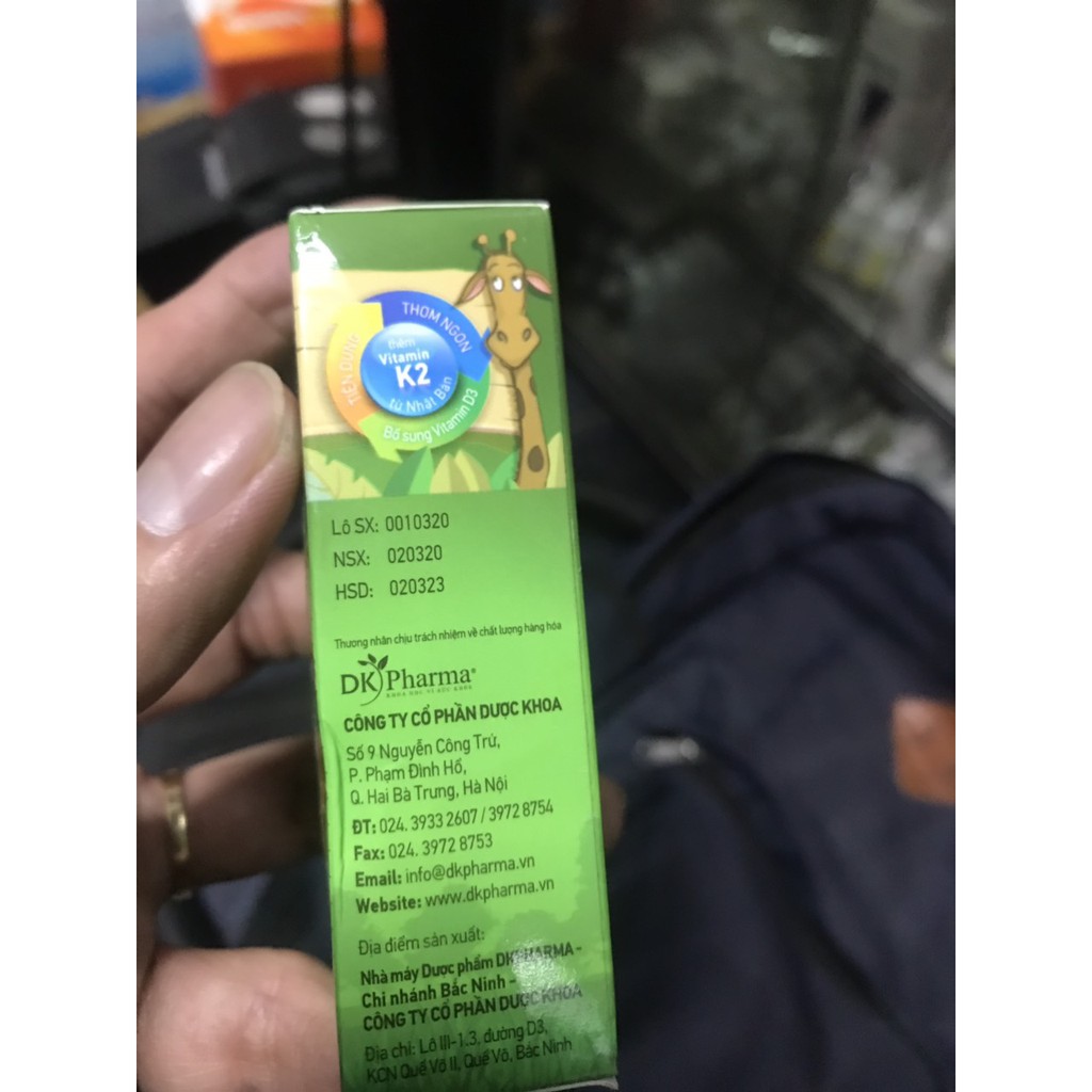 EMKAO plus  vitamin d3 kết hợp k2 - Giúp bé phát triển hệ xương, giảm quấy khóc đêm ở trẻ, phát triển chiều cao