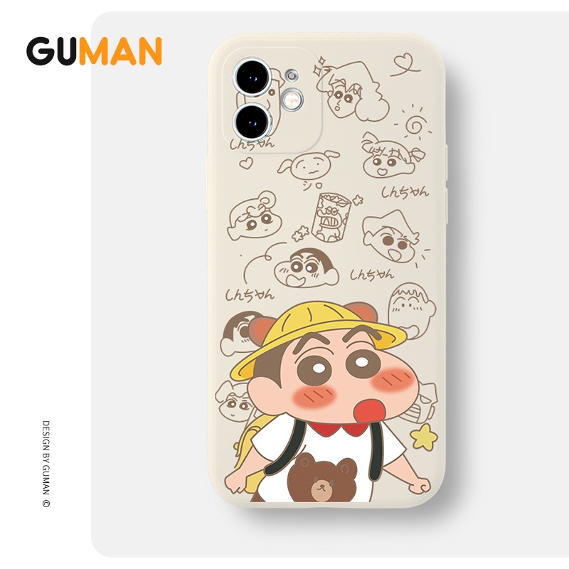 Ốp lưng GUMAN chống sốc cặp đôi dễ thương đẹp cho iPhone 14 13 12 11 Pro Max SE 2020 X XR XS 8 7 ip 6S 6 Plus kute XYB14 138