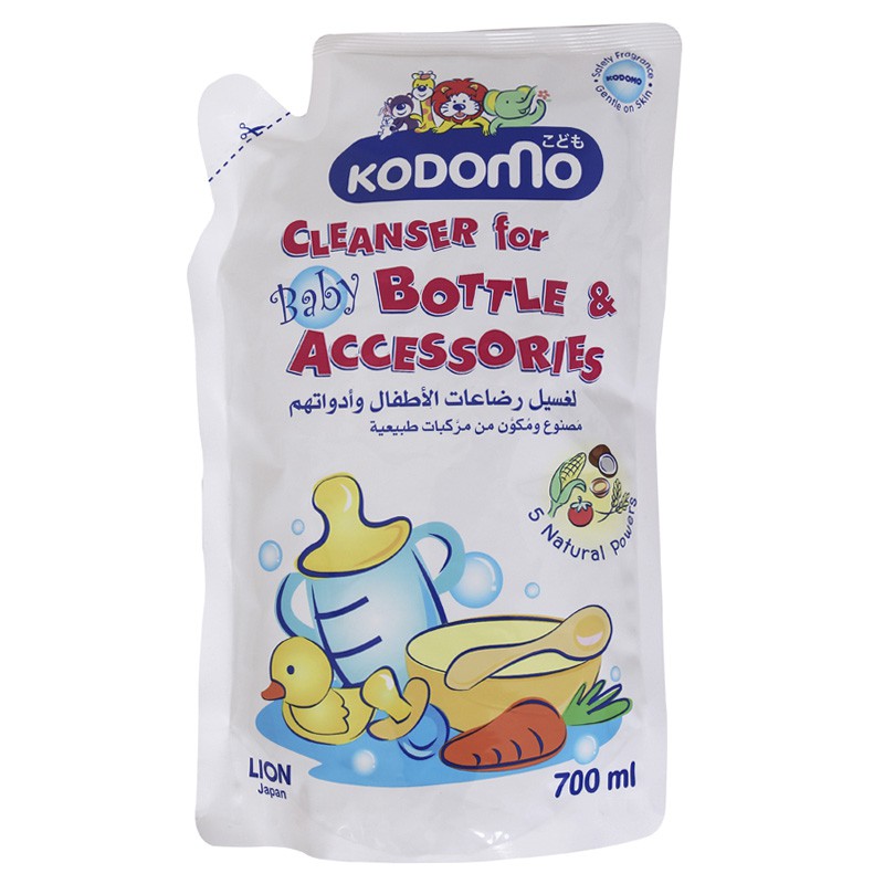 Nước súc rửa bình sữa Kodomo dạng bịch