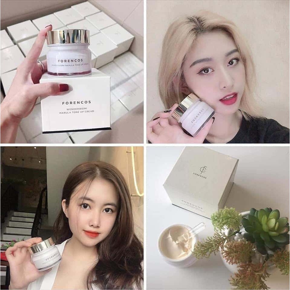 [Màu Trắng] Kem dưỡng trắng da Forencos Wonderwerk Marula Tone Up Cream 50ml