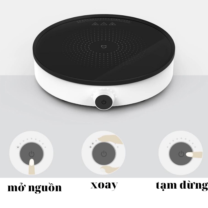 Bếp Điện Từ Xiaomi Mijia Induction Cooker Cao Cấp, Nồi Lẩu-Chống Dính-Dẫn Nhiệt Tốt-Hàng Chính Hãng