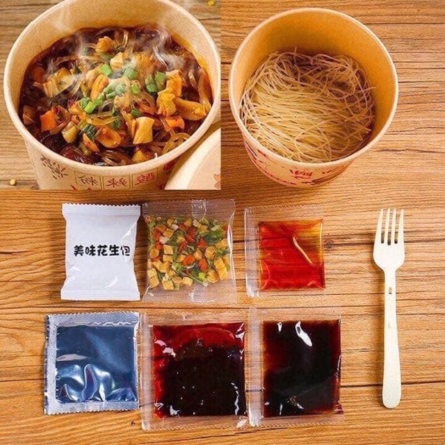 Sỉ 5 thùng miến chua cay Trùng Khánh