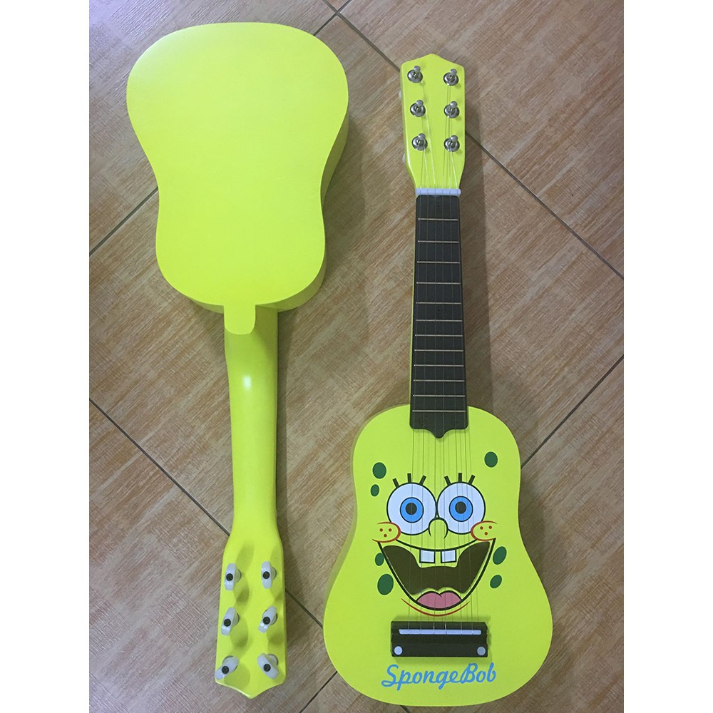 ( SALE ) Đàn Ukulele Soprano Size 21 Hình Spongebob - HÀNG CÓ SẴN