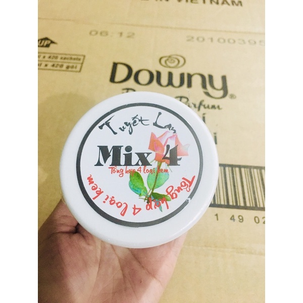 Kem Mix 4 Tuyết Lan trắng da toàn thân hộp 60gram chính hãng