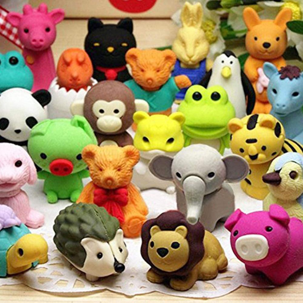 Cục Tẩy Bút Chì Không Độc Hại Hình Động Vật AUGUSTINA