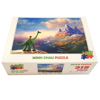 Bộ tranh xếp hình 315 mảnh – Chú Khủng Long Tốt Bụng (30x44cm)